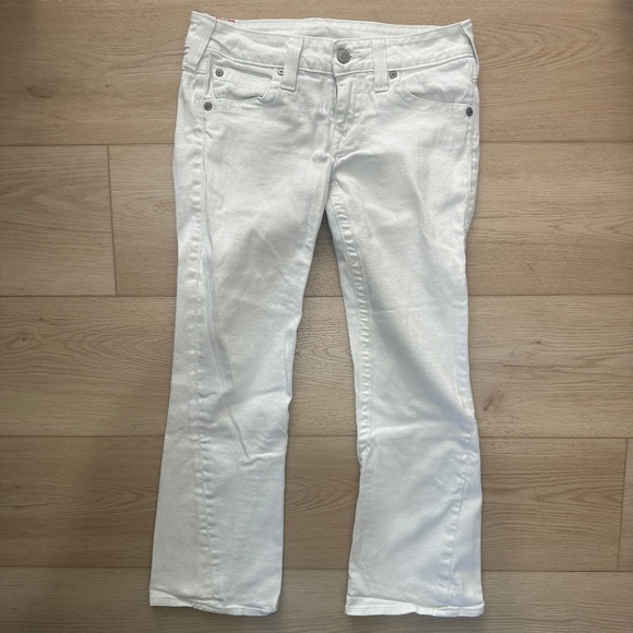 True Religion Joey Flap Pocket Bootcut White 31 - Picture 4 of 12
